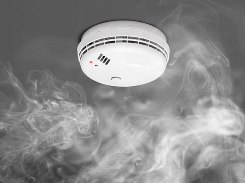 Smoke alarm at domestic property in Wrexham