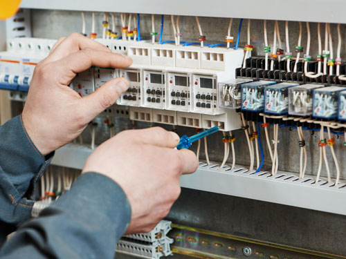 Commercial electrical maintenance work in Wrexham